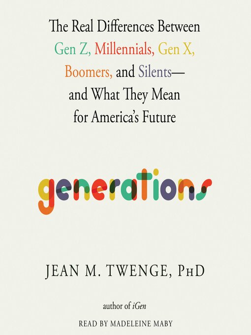 Title details for Generations by Jean M. Twenge - Available